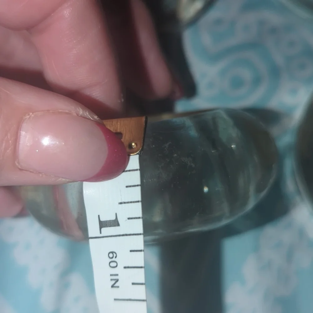 Glass Votive Candle Holders (4)